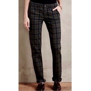 NWT Anthro Pilcro Chino Trousers Green